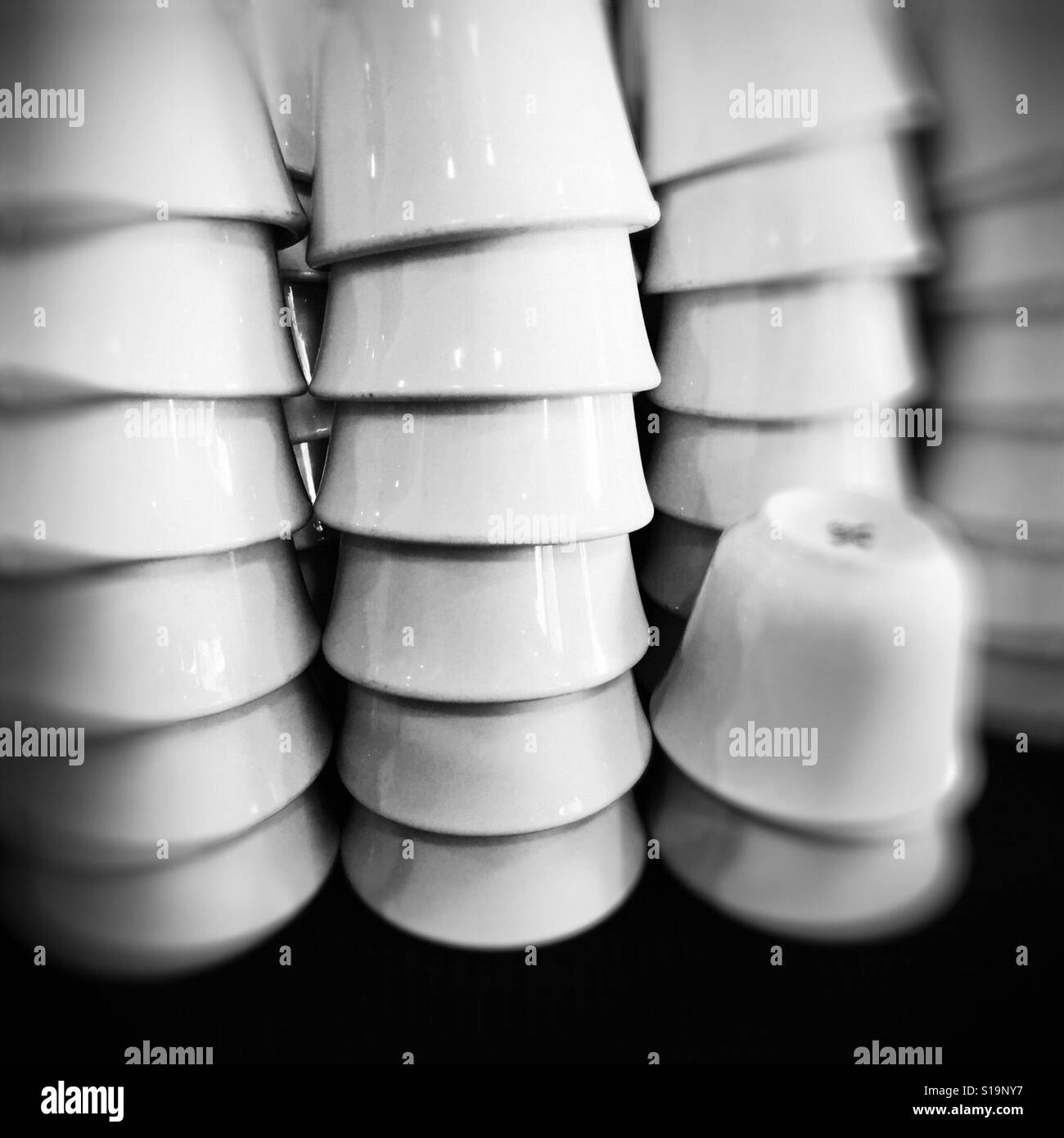 The White Chinese tea cups Stock Photo Alamy