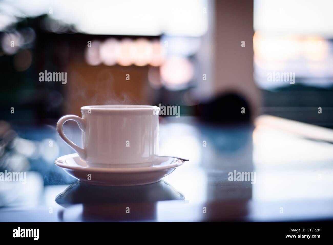 Coffee aroma for breakfast to wake up Stock Photo