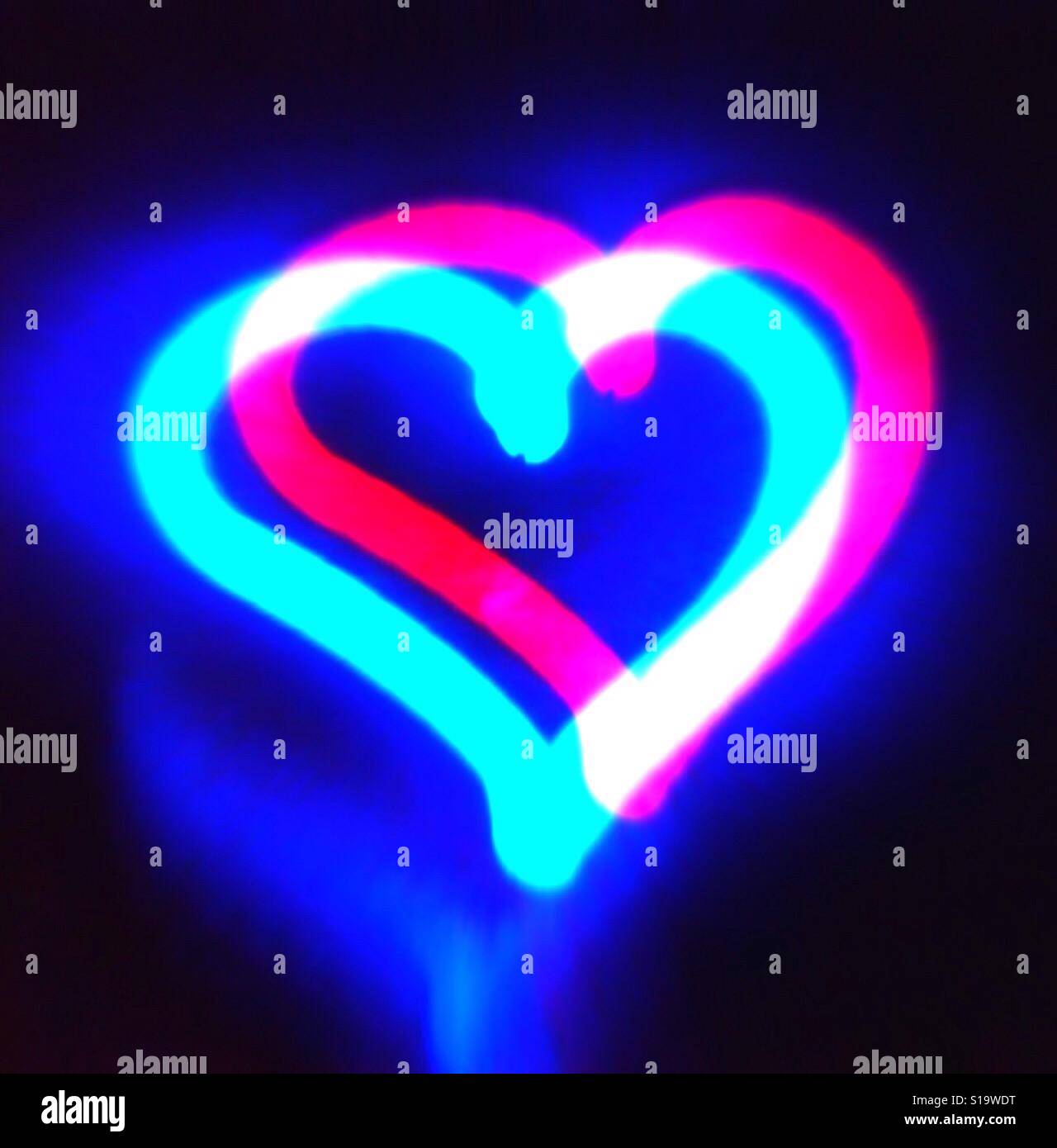 Light tail hearts Stock Photo Alamy