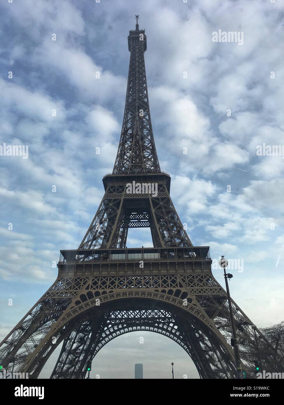 Eiffel Tower, symbol of Paris - Smartphone Captured Stock Image