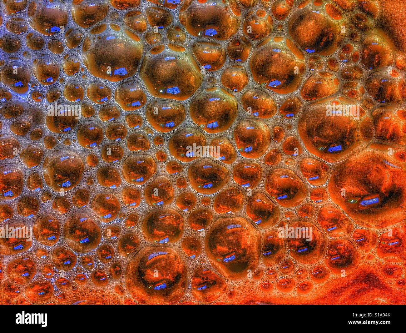 Abstract background, Frothy liquid - Smartphone Captured Stock Image Abstract background, Frothy liquid - Smartphone Captured Stock Image