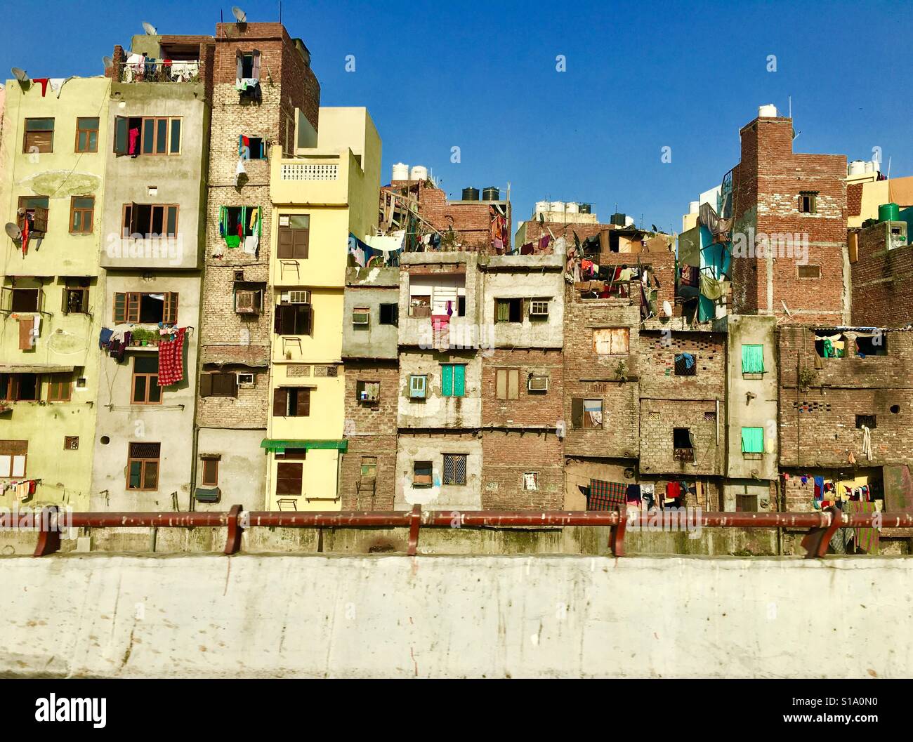 Houses in New Delhi, India Stock Photo Alamy
