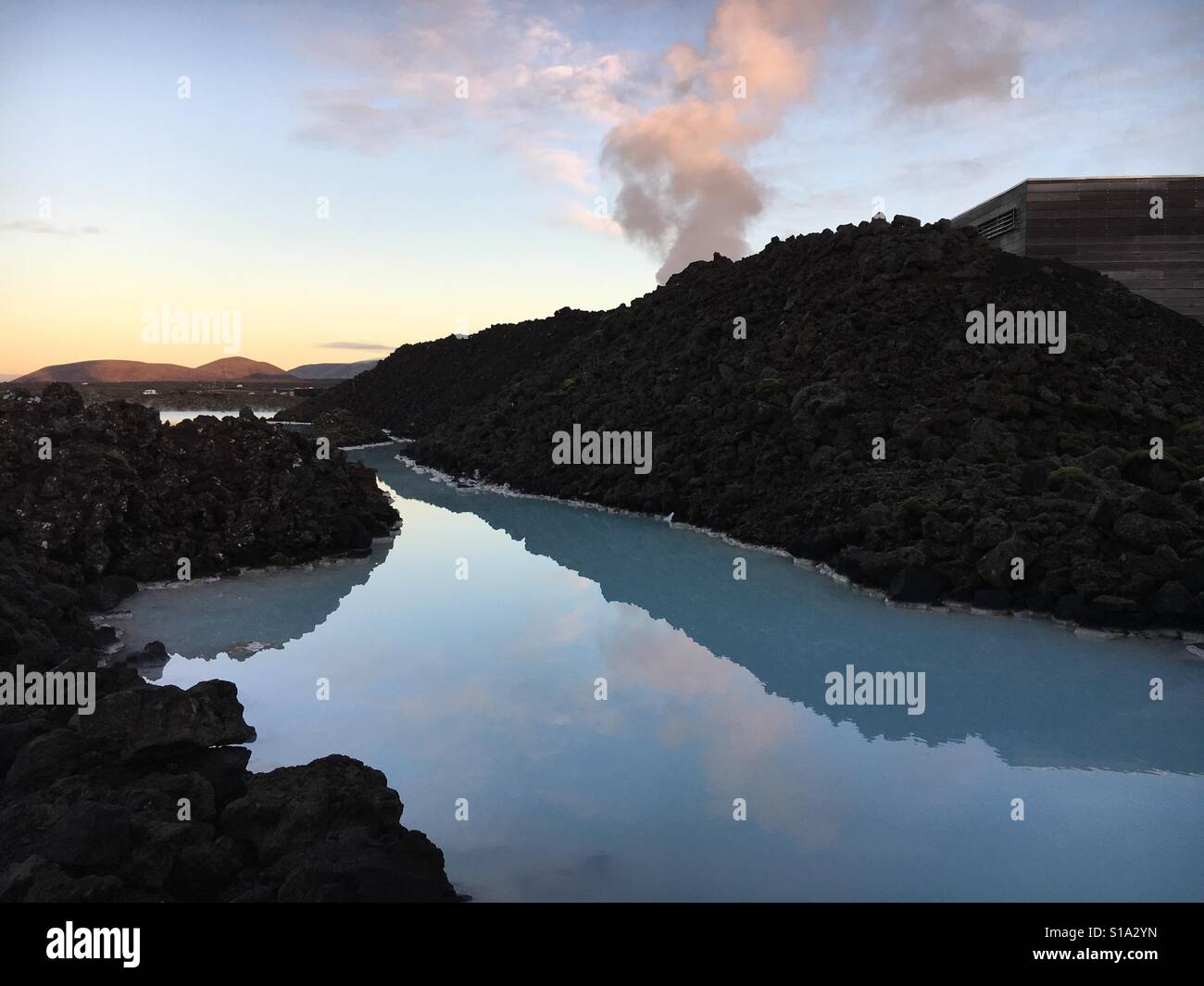 Blue Lagoon - Smartphone Captured Stock Image