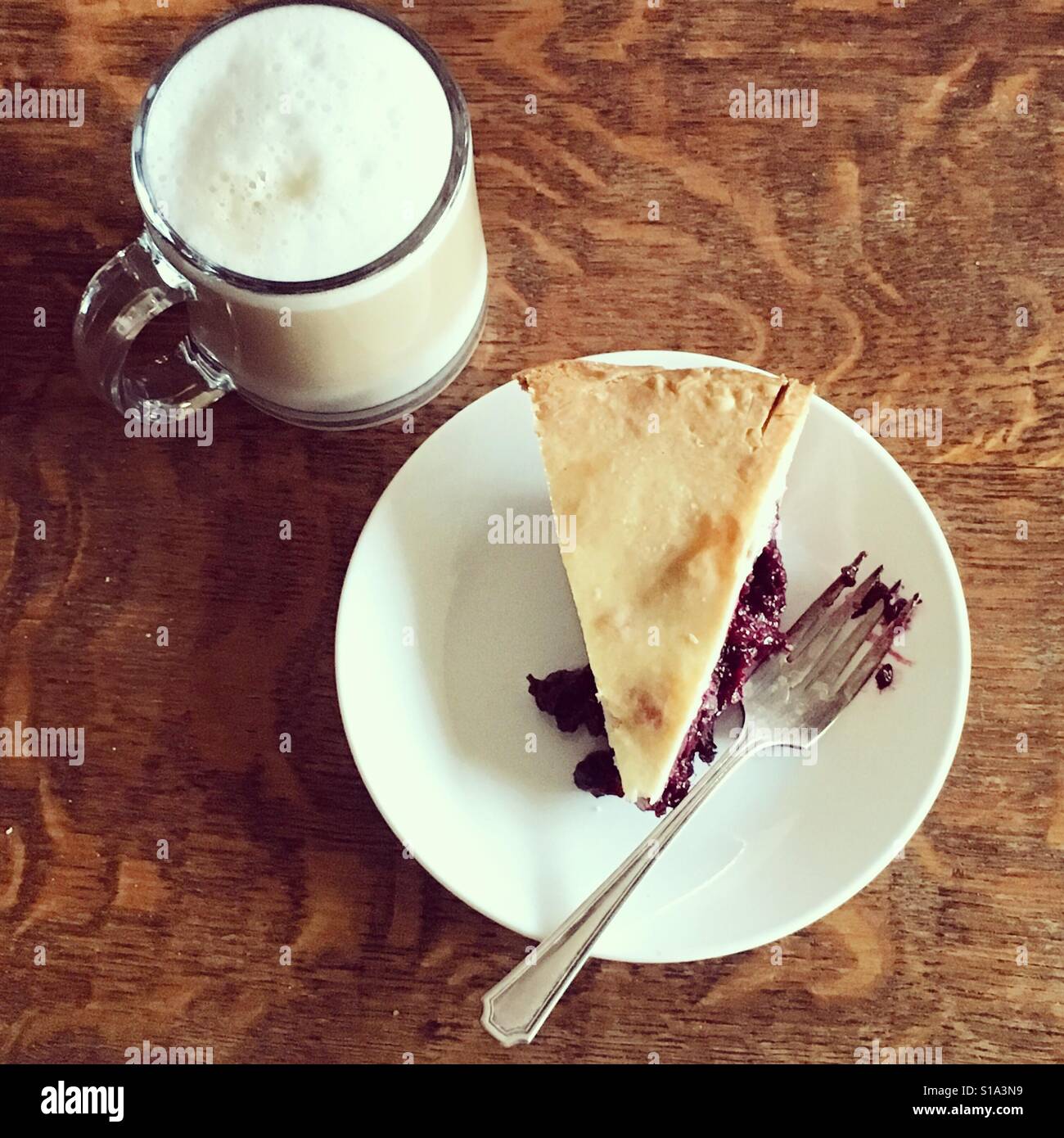 Pie for breakfast Stock Photo - Alamy