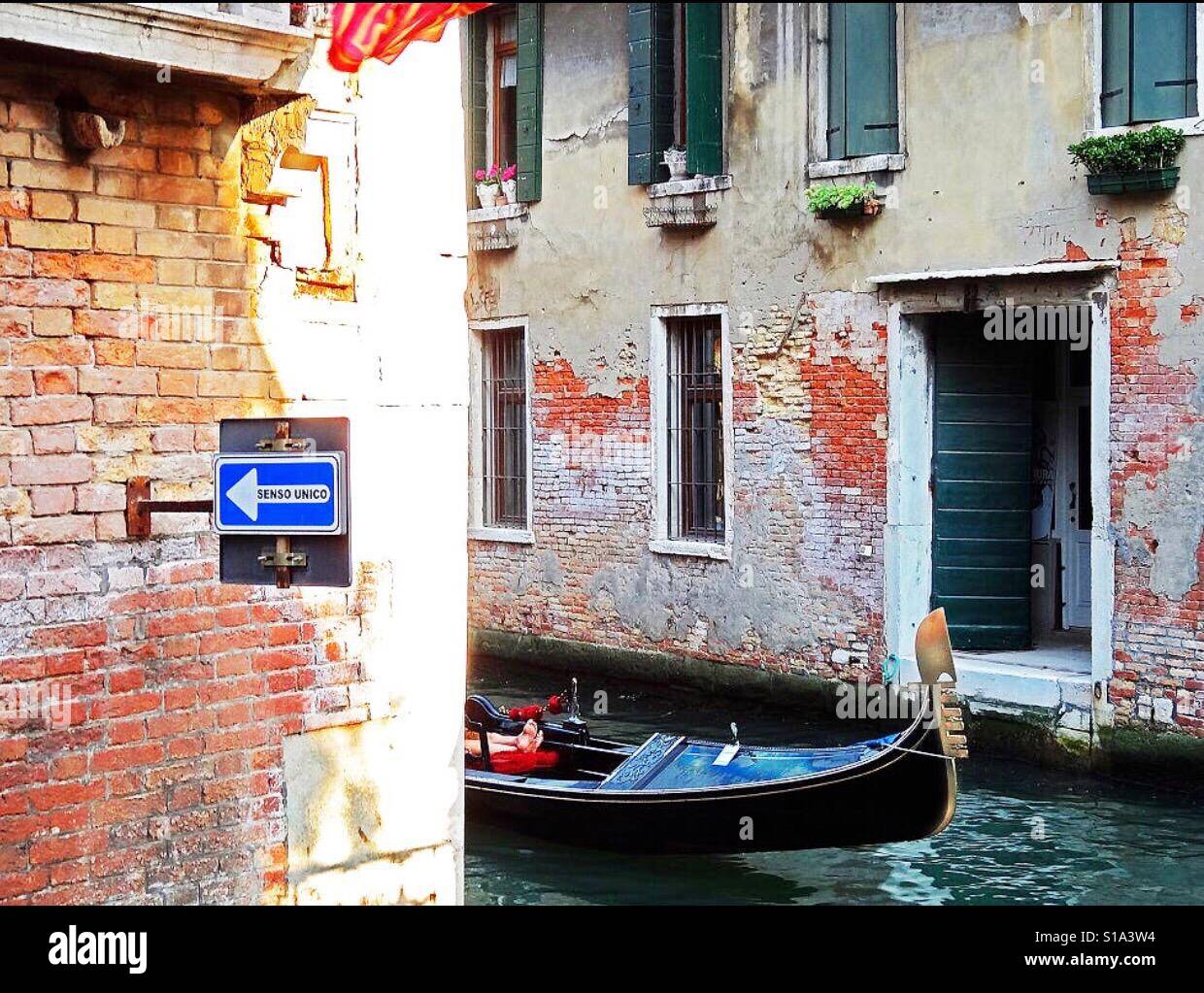 ONE Way!! - Smartphone Captured Stock Image