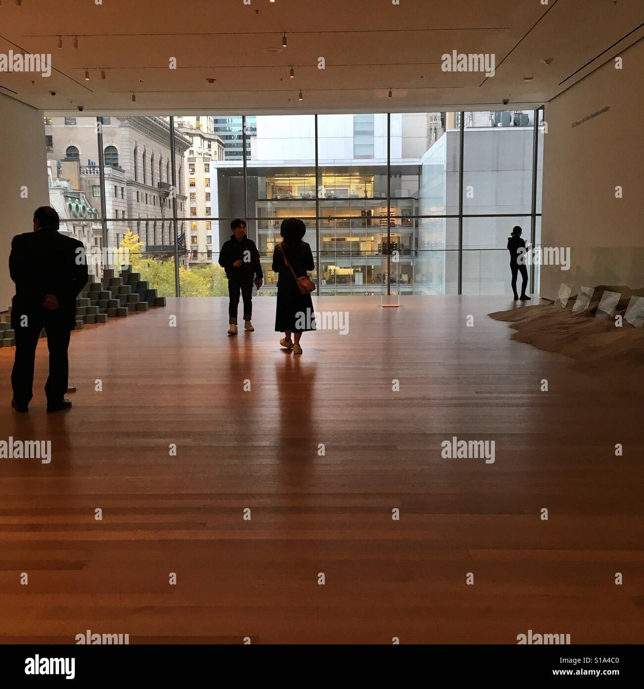 Inside the Museum of Modern Art, MOMA, New York City Stock Photo