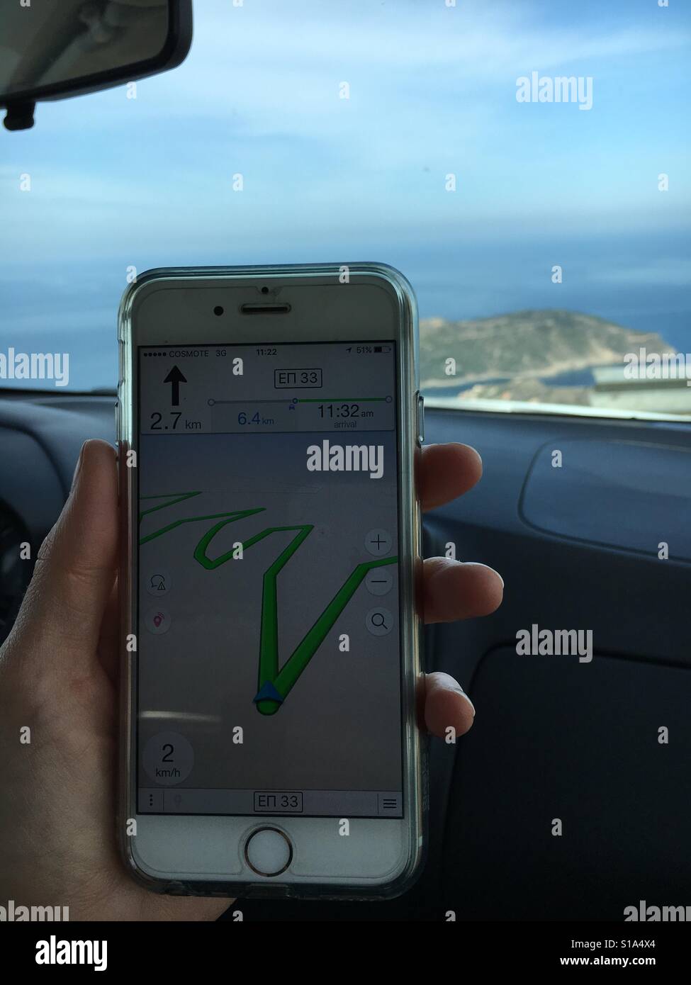 Winding roads - Smartphone Captured Stock Image