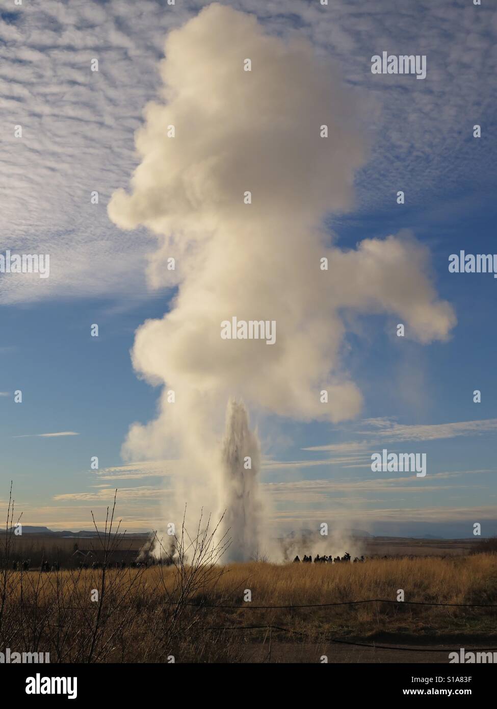 Geysir - Smartphone Captured Stock Image