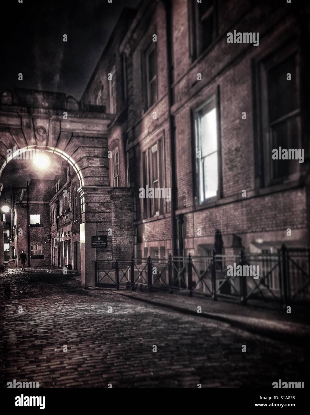 Night time in London. - Smartphone Captured Stock Image