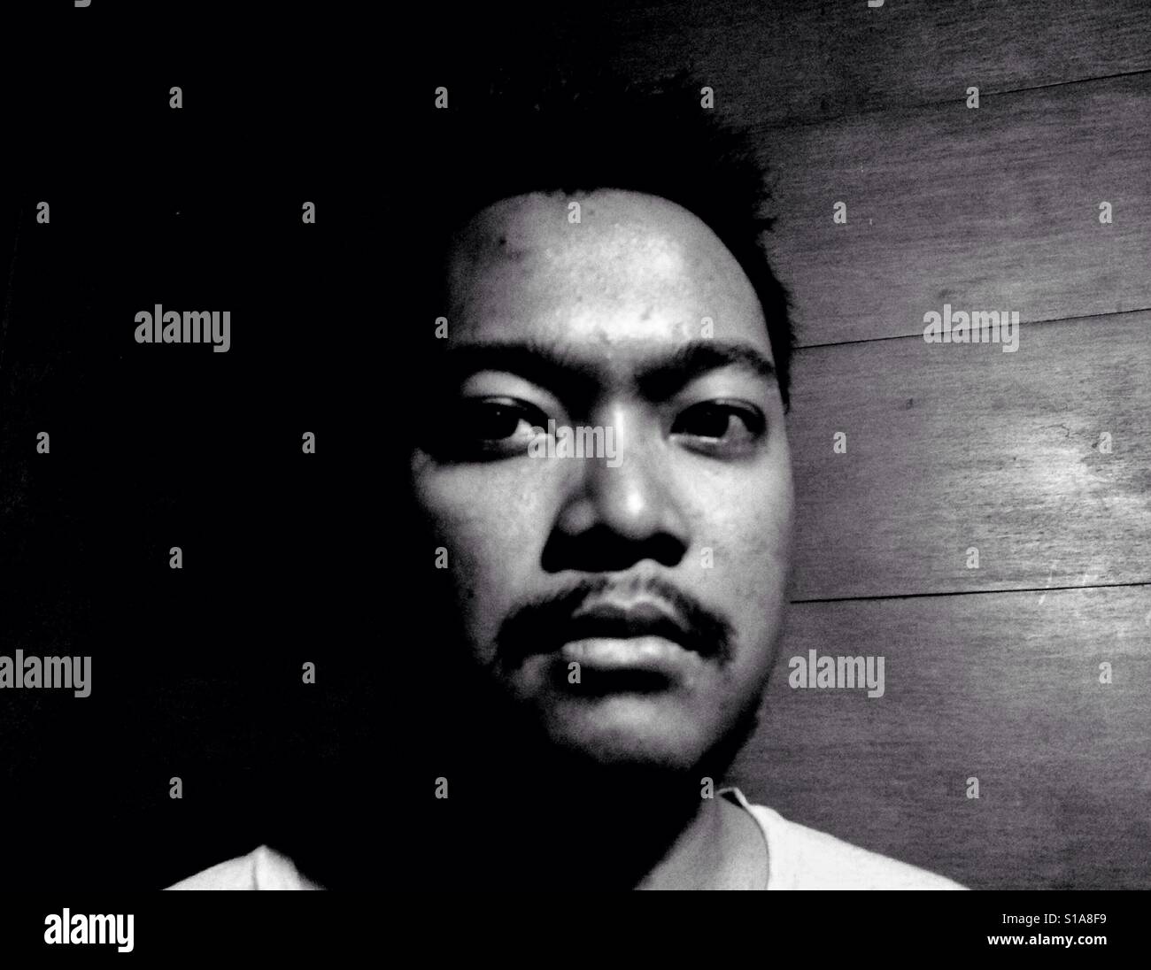 Asean Man With Short Hair And Mustache Stock Photo 310627501 Alamy