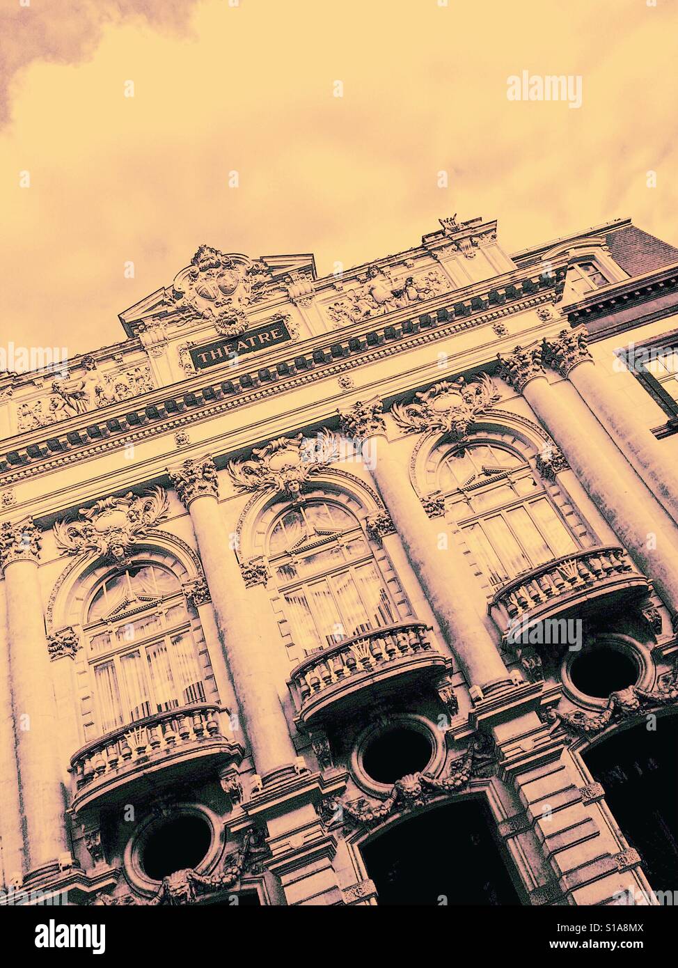 Opera theatre, Le Centre Lyrique, Clermont Ferrand, Auvergne, France, Europe - Smartphone Captured Stock Image