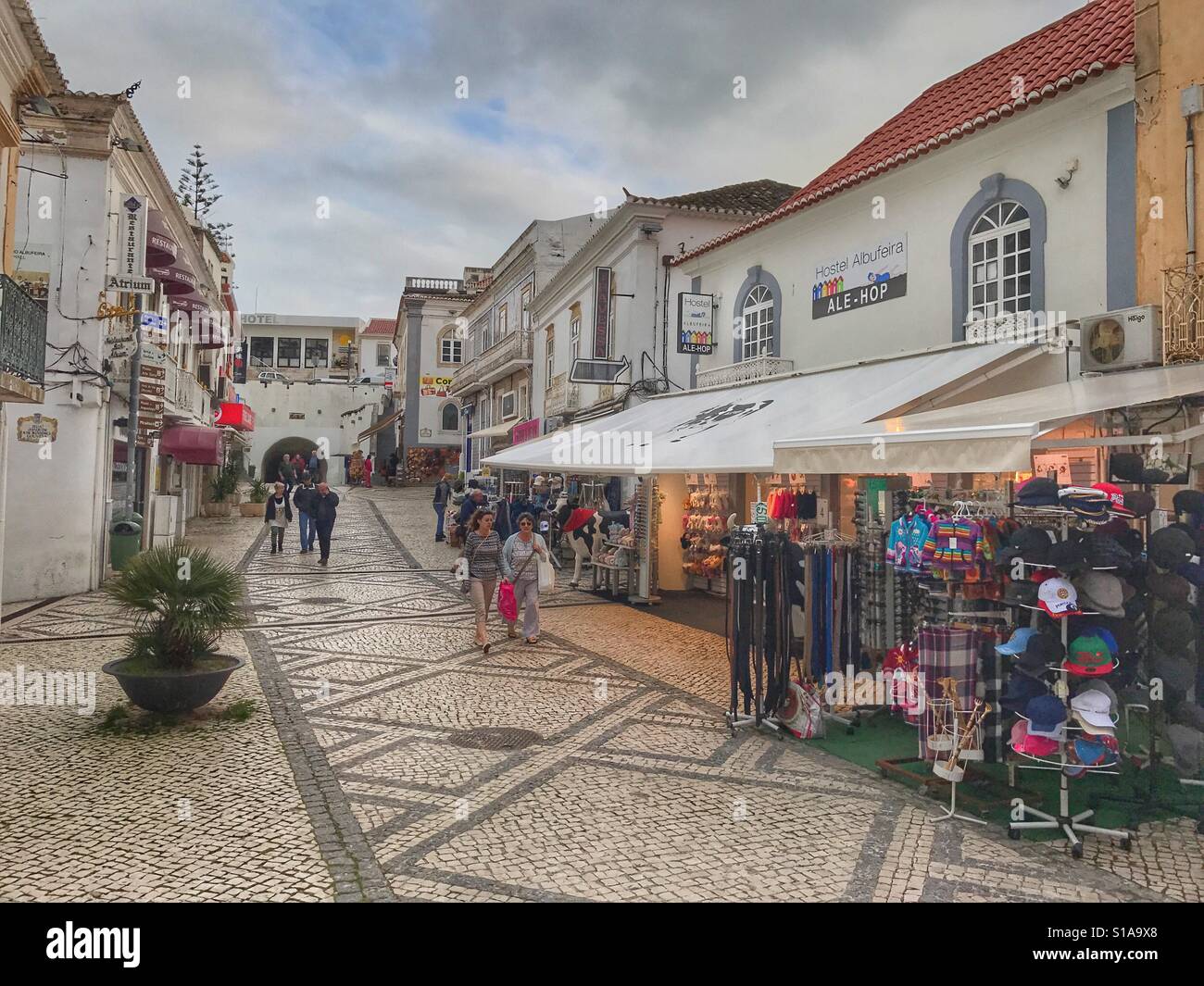 Albufeira Algarve Portugal - Smartphone Captured Stock Image