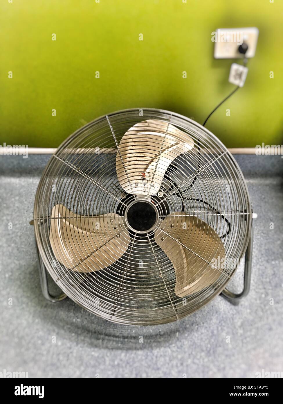 Electric fan. - Smartphone Captured Stock Image