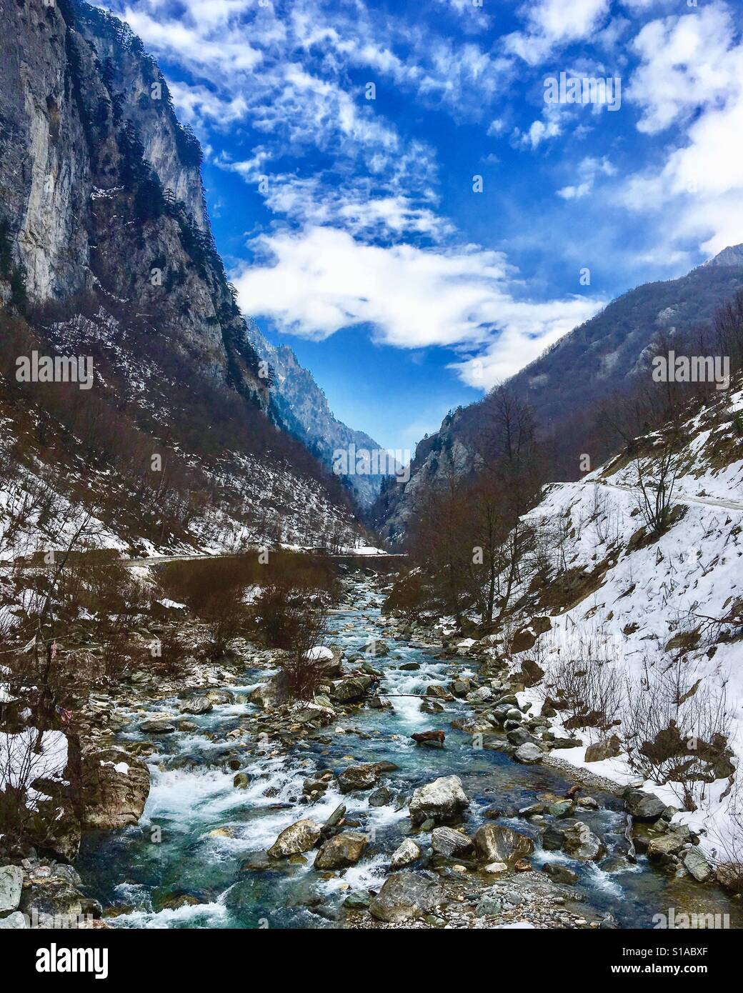 Rugova Canyon, Kosovo Stock Photo