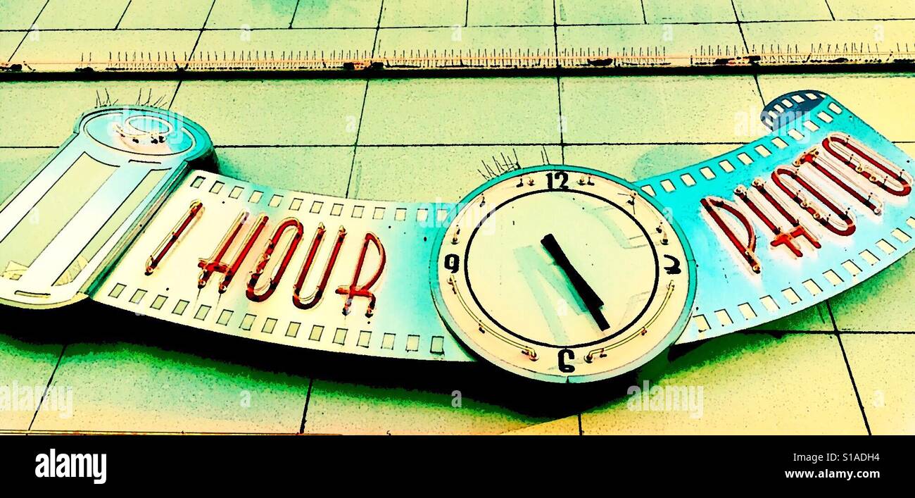 1 hour photo - Smartphone Captured Stock Image