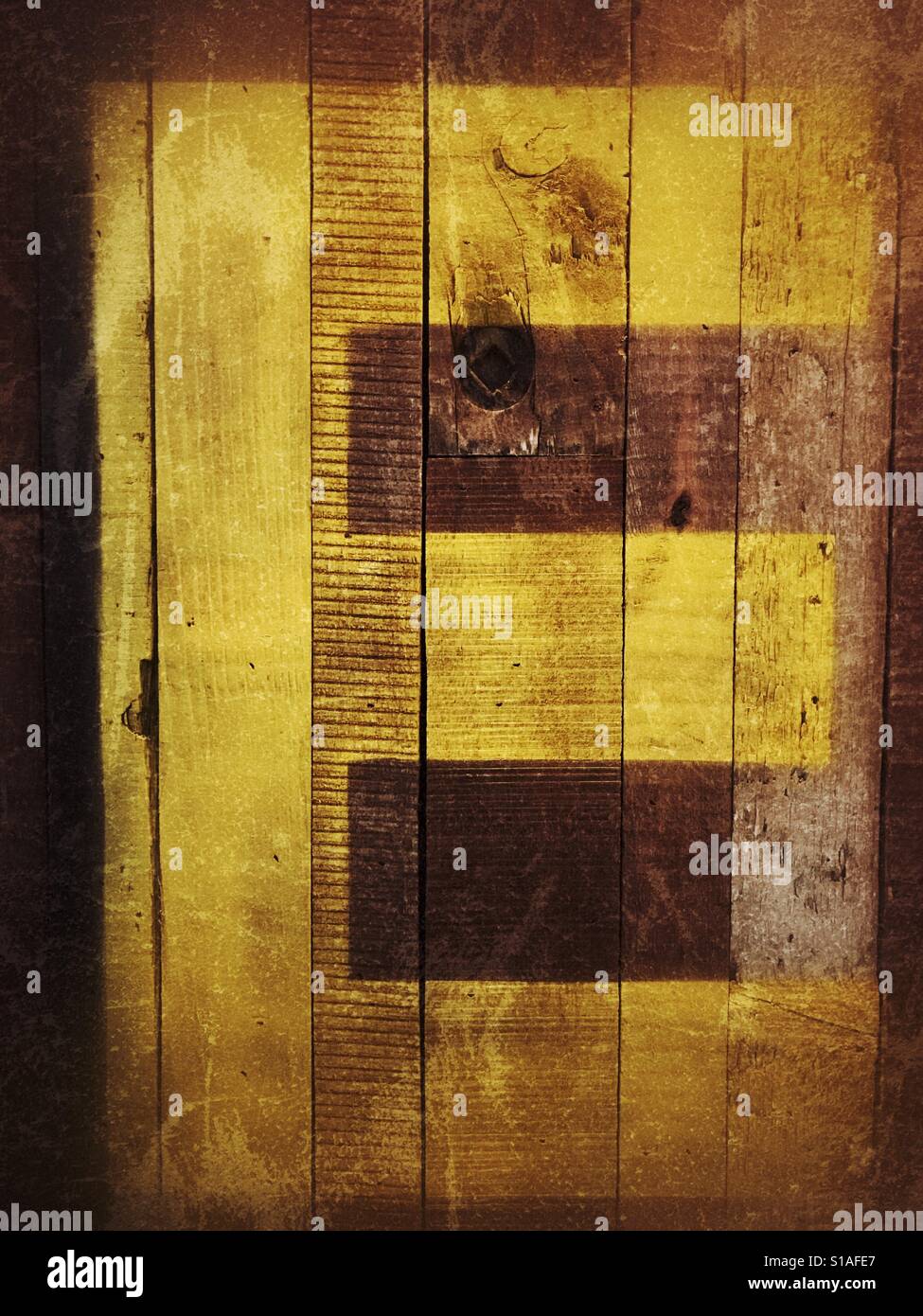 Letter E printed in Wall - Smartphone Captured Stock Image