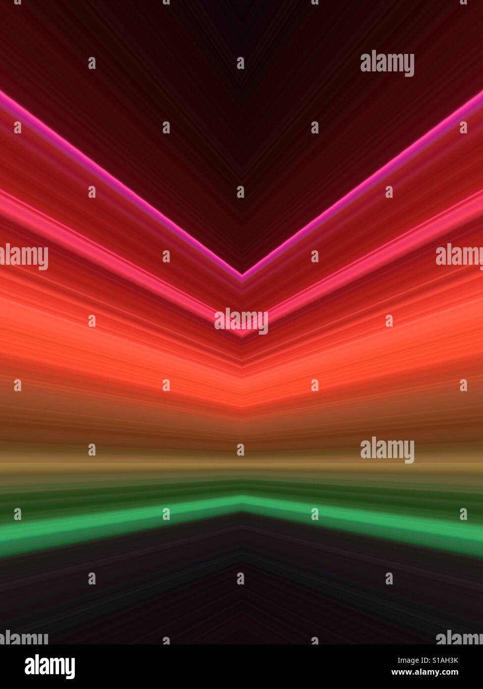Art effect on an image of a coloured light - Smartphone Captured Stock Image