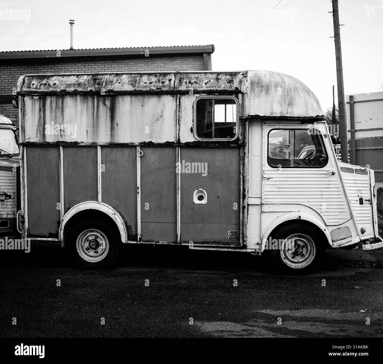 Old french van hi-res stock photography and images - Alamy