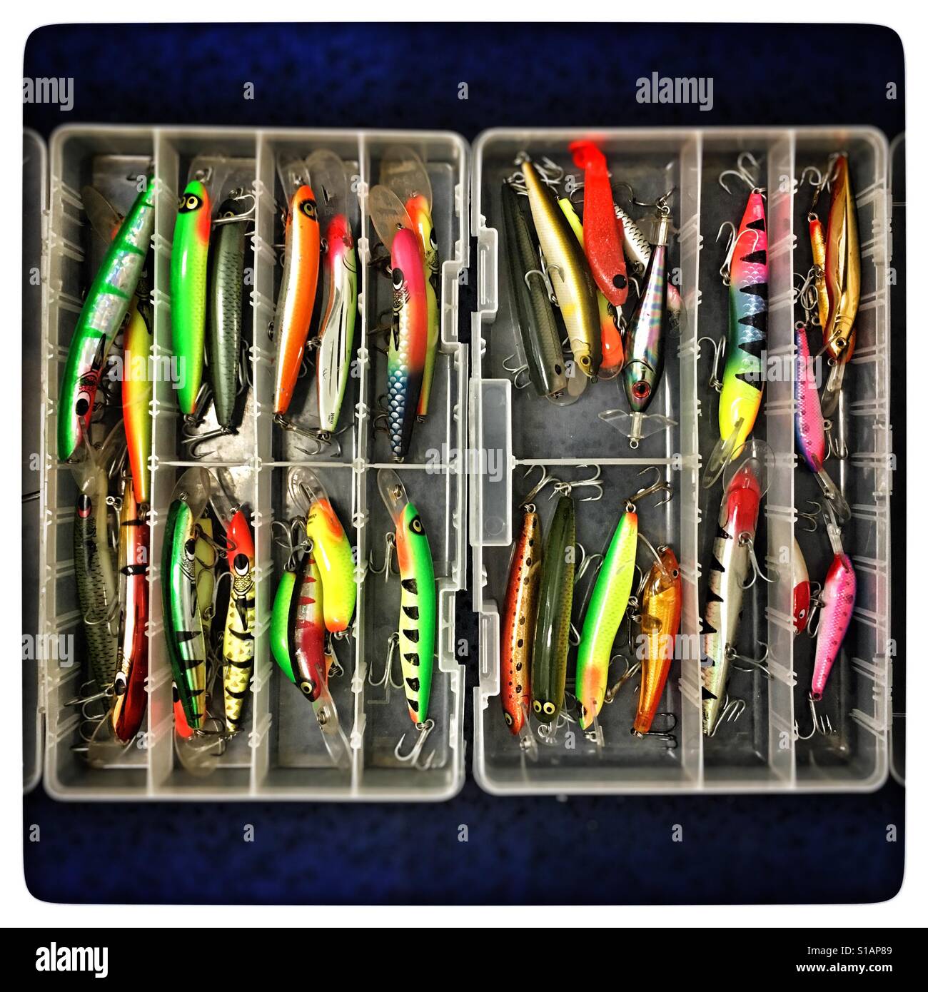 Box of fishing lures hi-res stock photography and images - Page 6 - Alamy