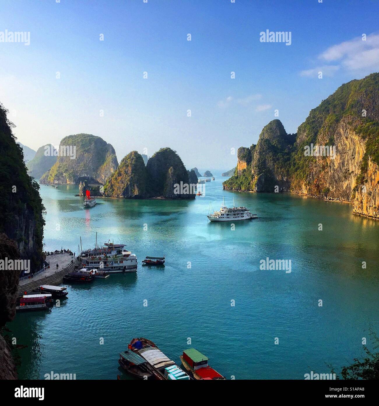 Halong bay, Vietnam Stock Photo