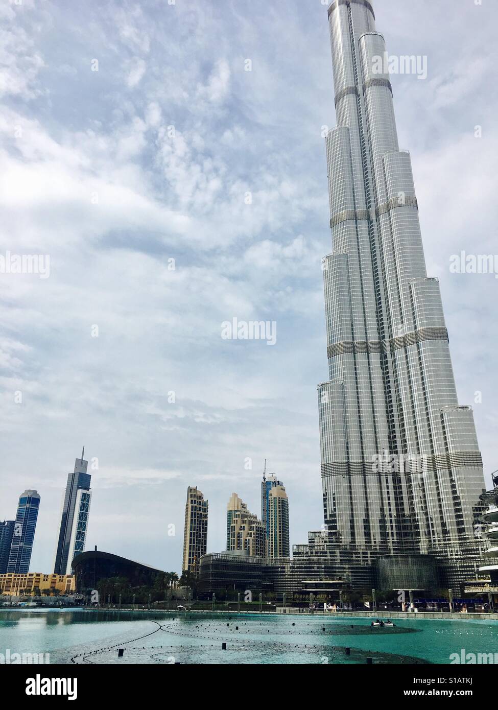 Burj Khalifa From The Floor Stock Photo 310640166 Alamy