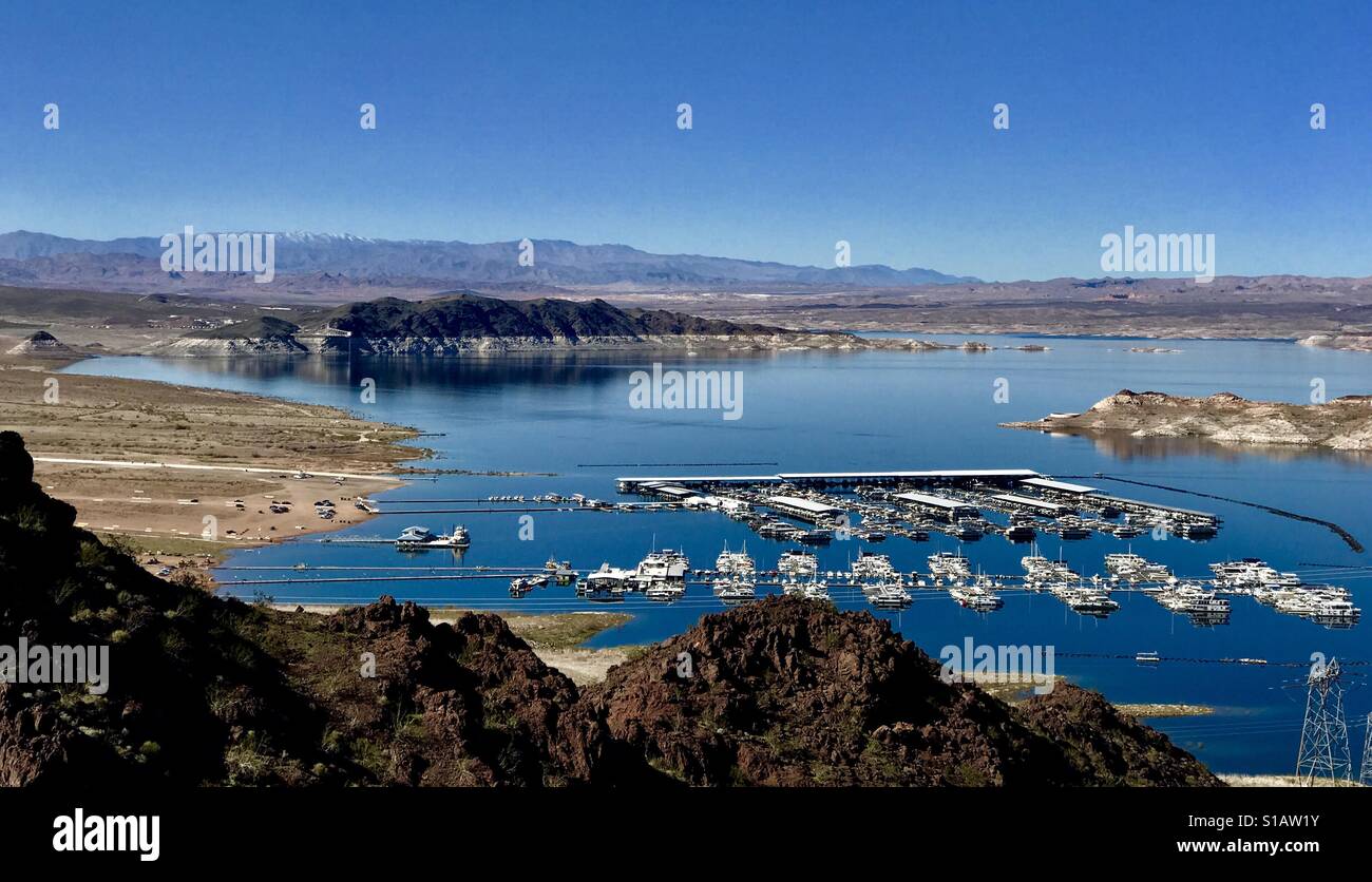 Lake mead marina - Smartphone Captured Stock Image
