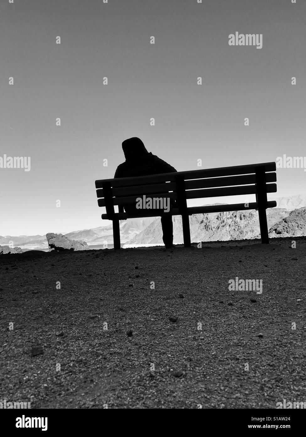 Thinking man - Smartphone Captured Stock Image