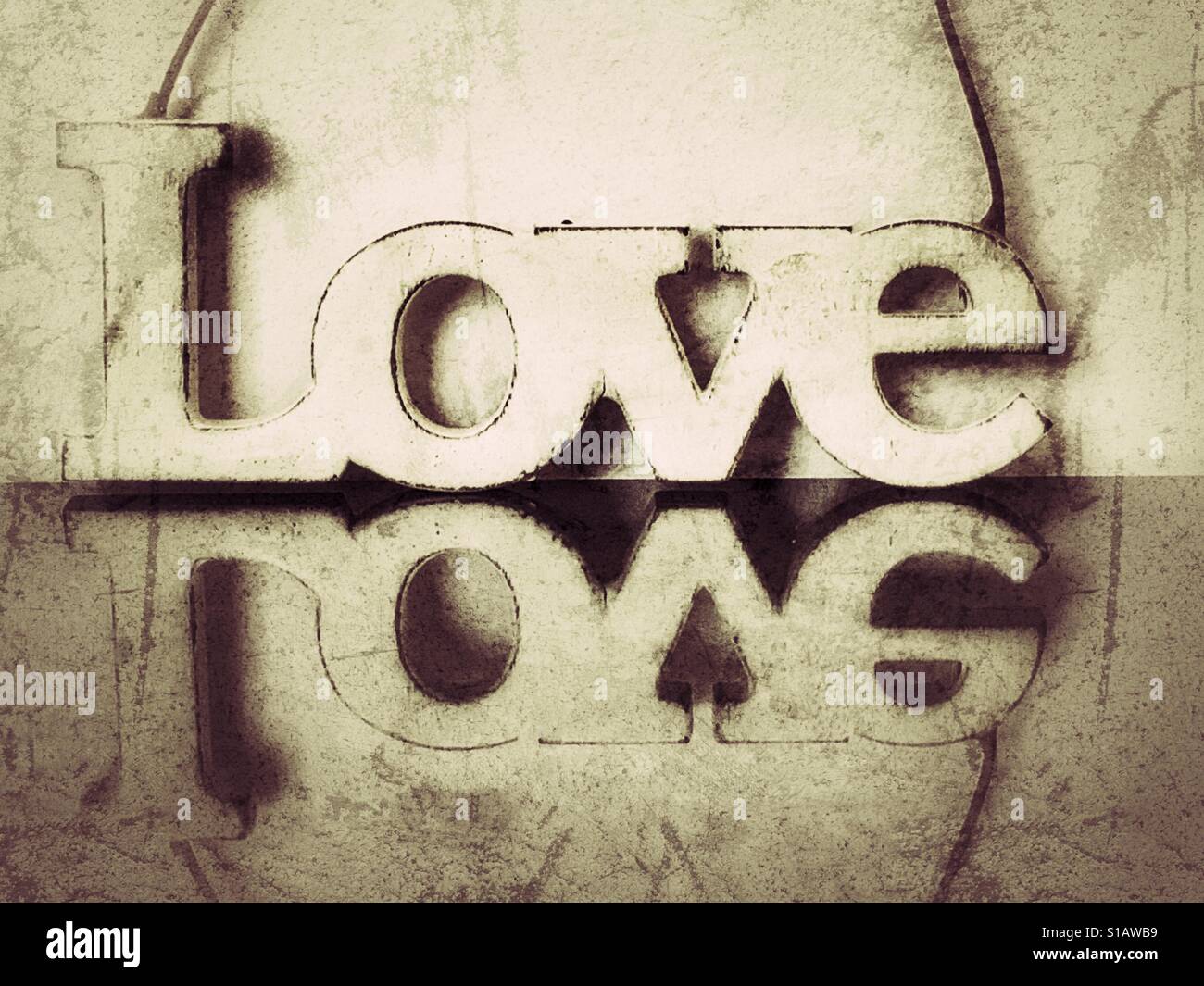 Reflected letters hi-res stock photography and images - Alamy