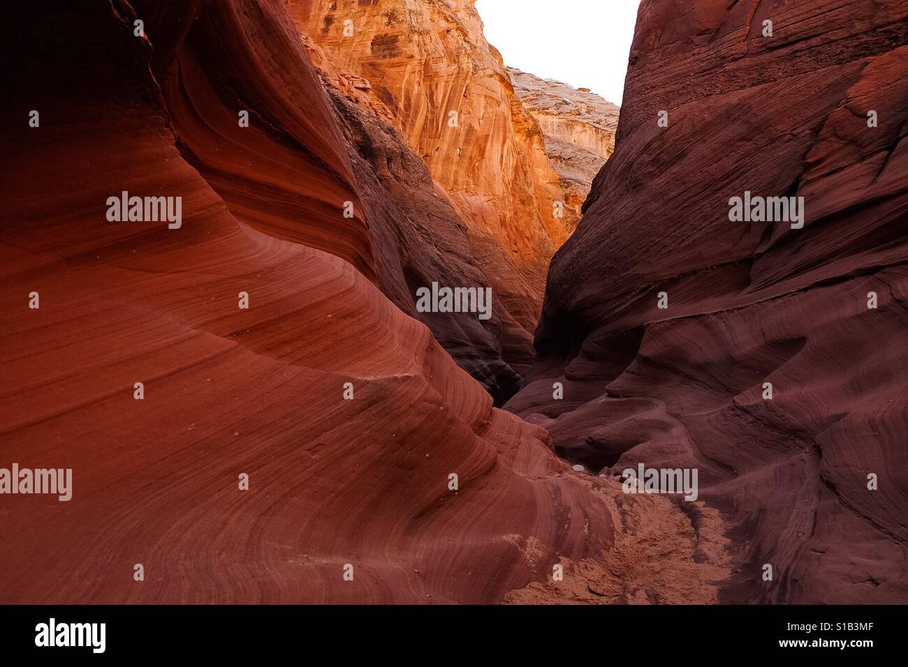 Slot canyon - Smartphone Captured Stock Image