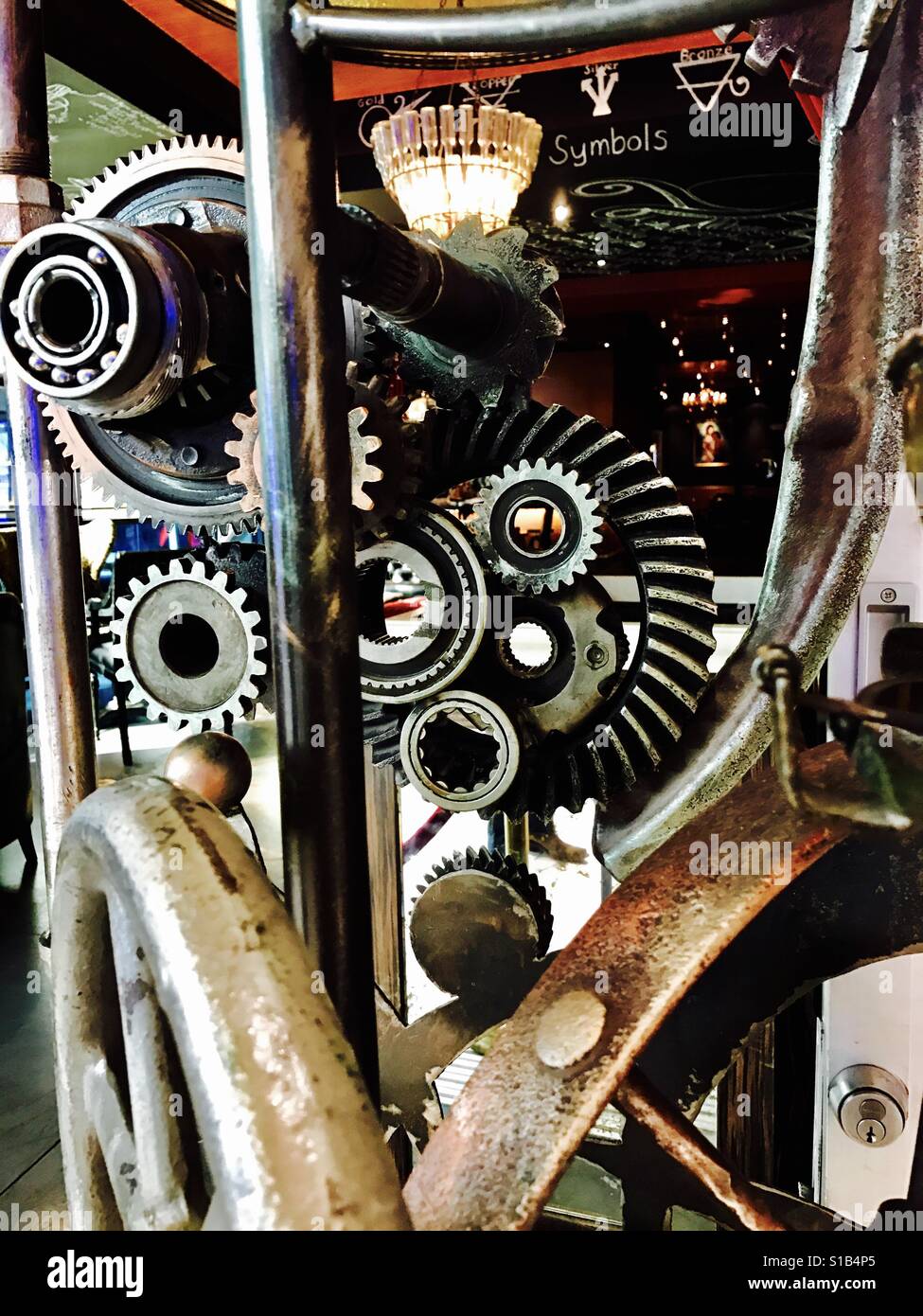 Gears art hi-res stock photography and images - Alamy
