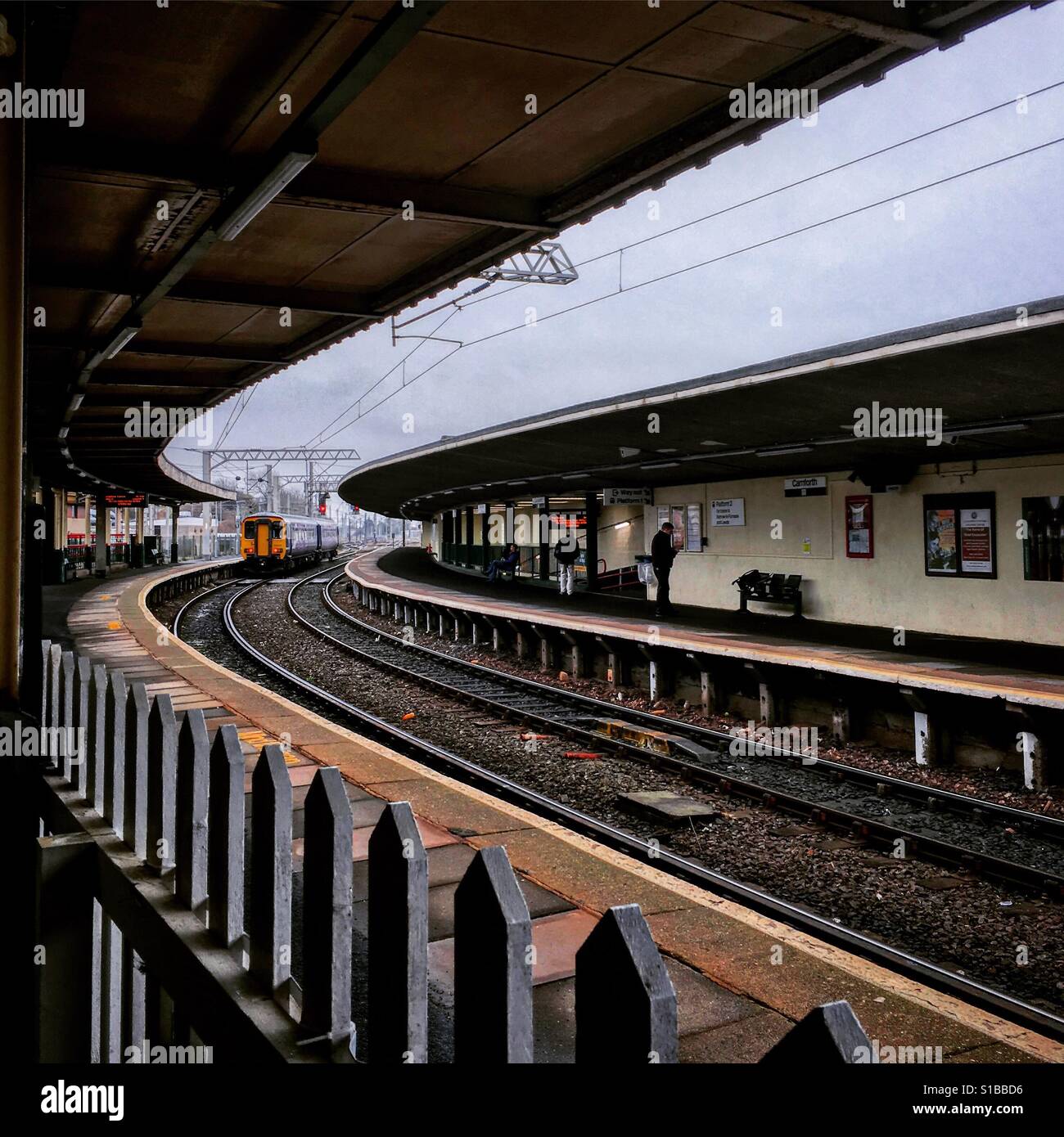 Carnforth Railway Station Stock Photo