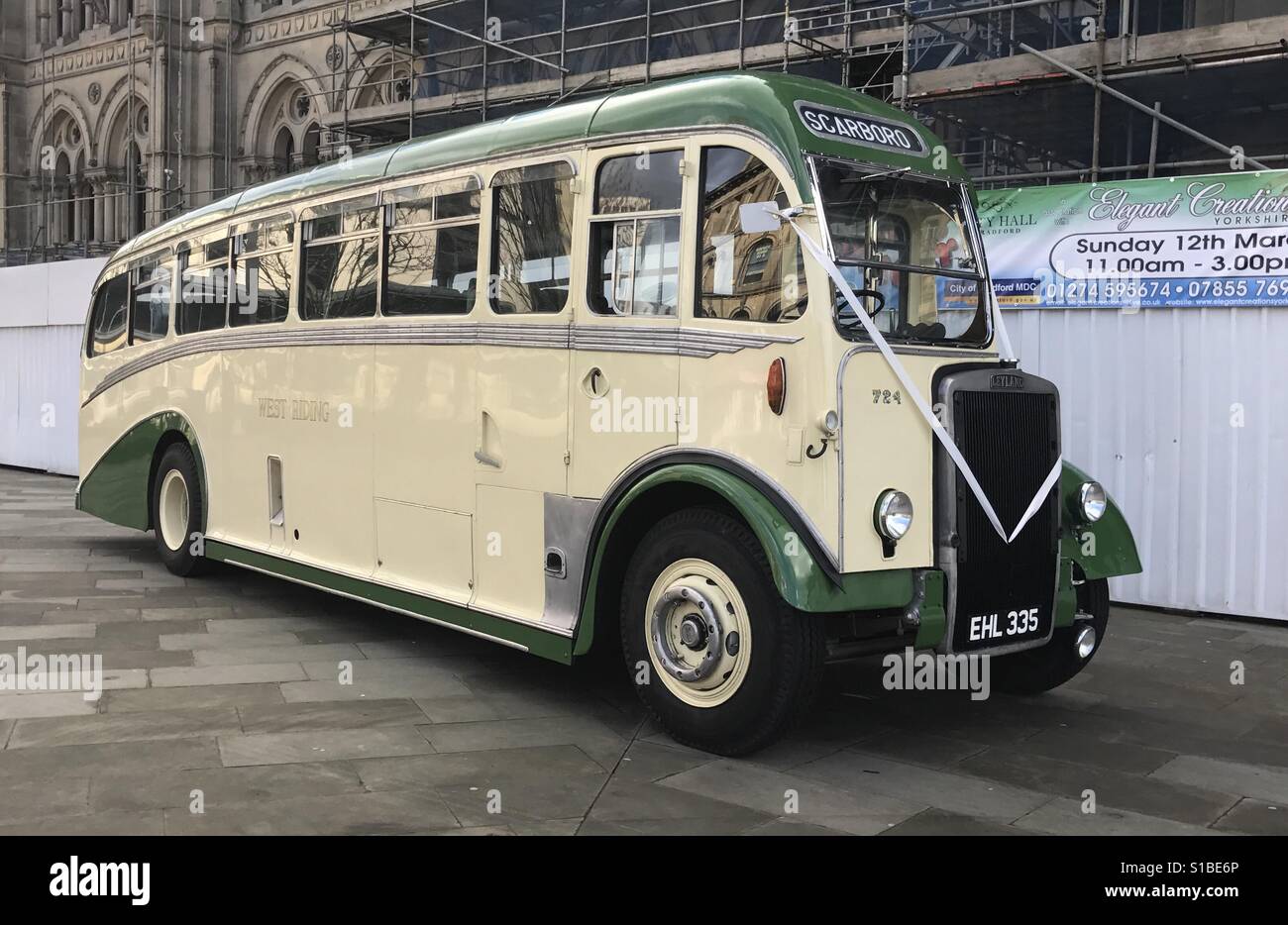 Old British bus Stock Photo Alamy