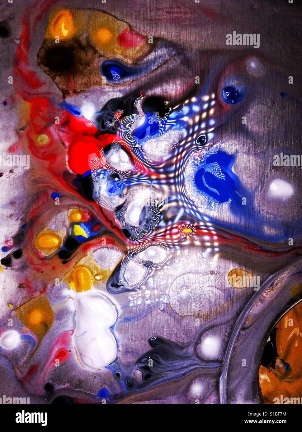 Abstract paint patterns hi-res stock photography and images - Alamy