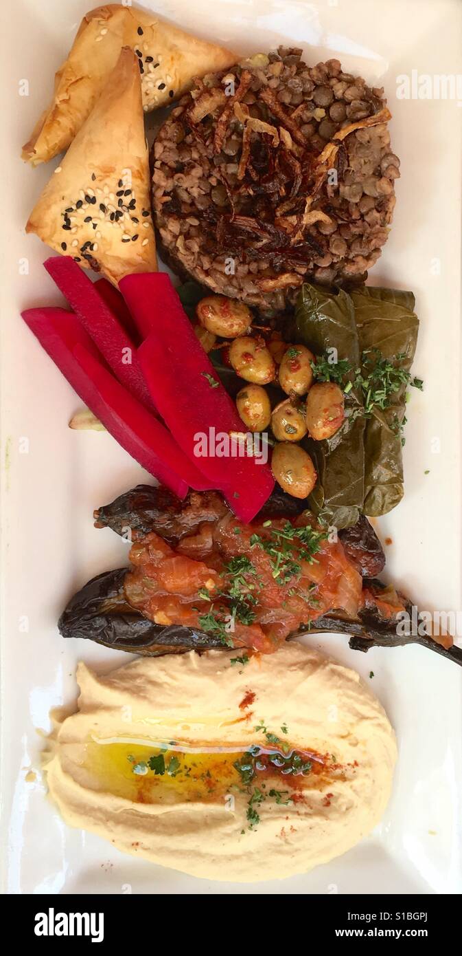 Middle eastern plate - Smartphone Captured Stock Image