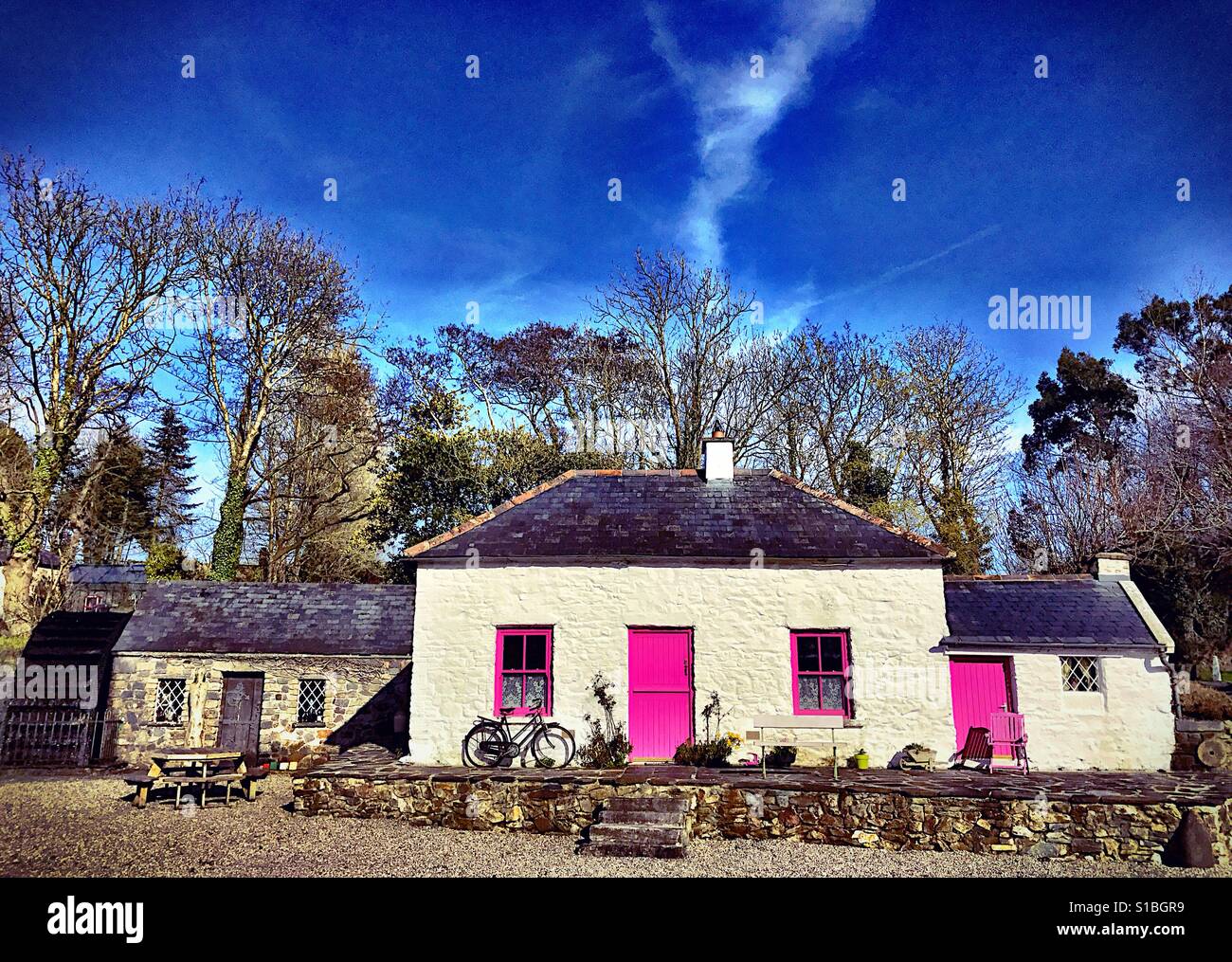 An Irish cottage Stock Photo