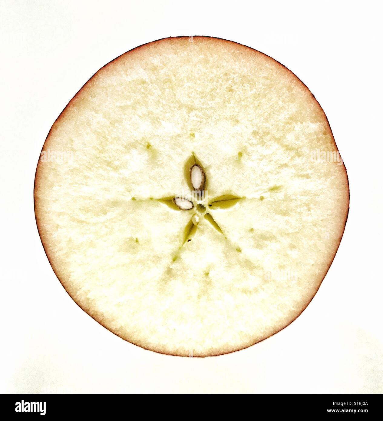 Apple slice fruit hi-res stock photography and images - Alamy