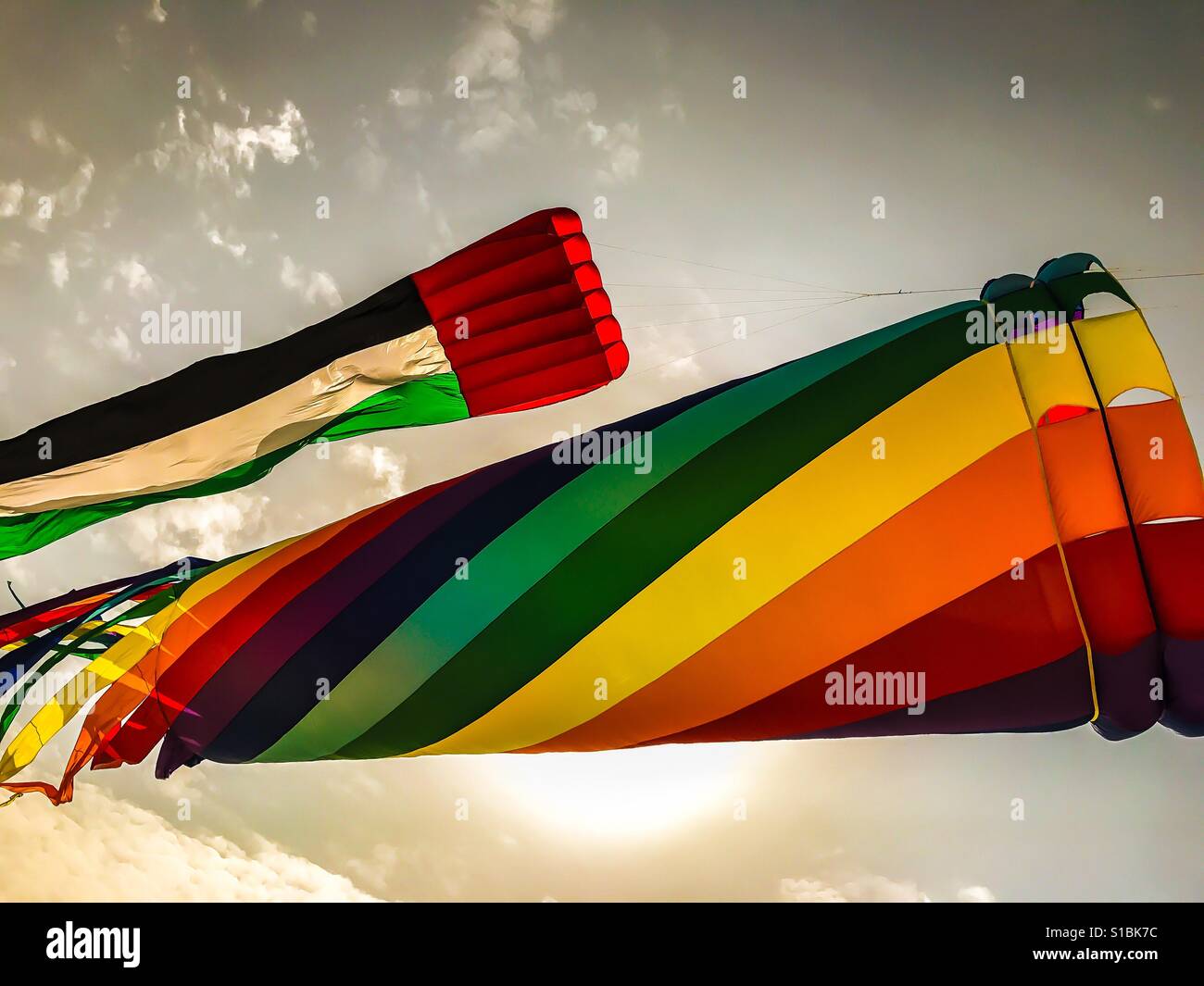 Kite festival Dubai Stock Photo Alamy