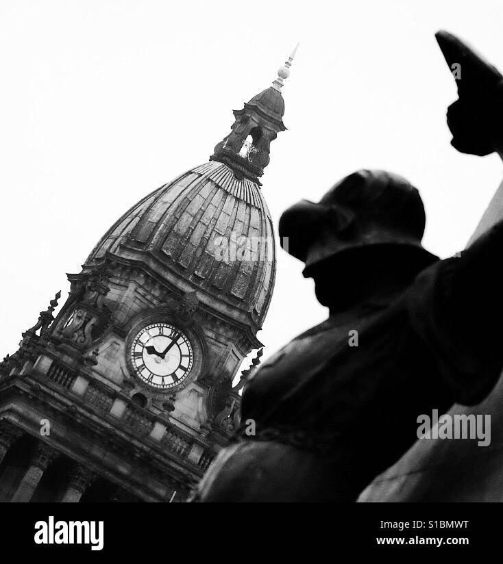 Leeds Town Hall. - Smartphone Captured Stock Image