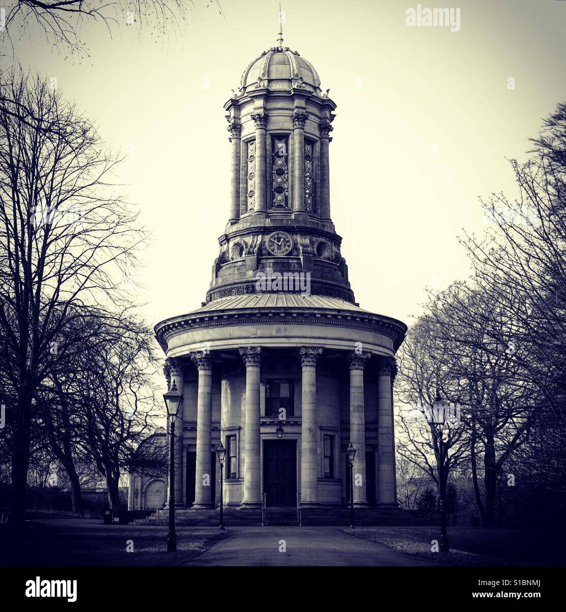 Saltaire United Reformed Church, Unesco world heritage site. Bradford. Yorkshire. - Smartphone Captured Stock Image