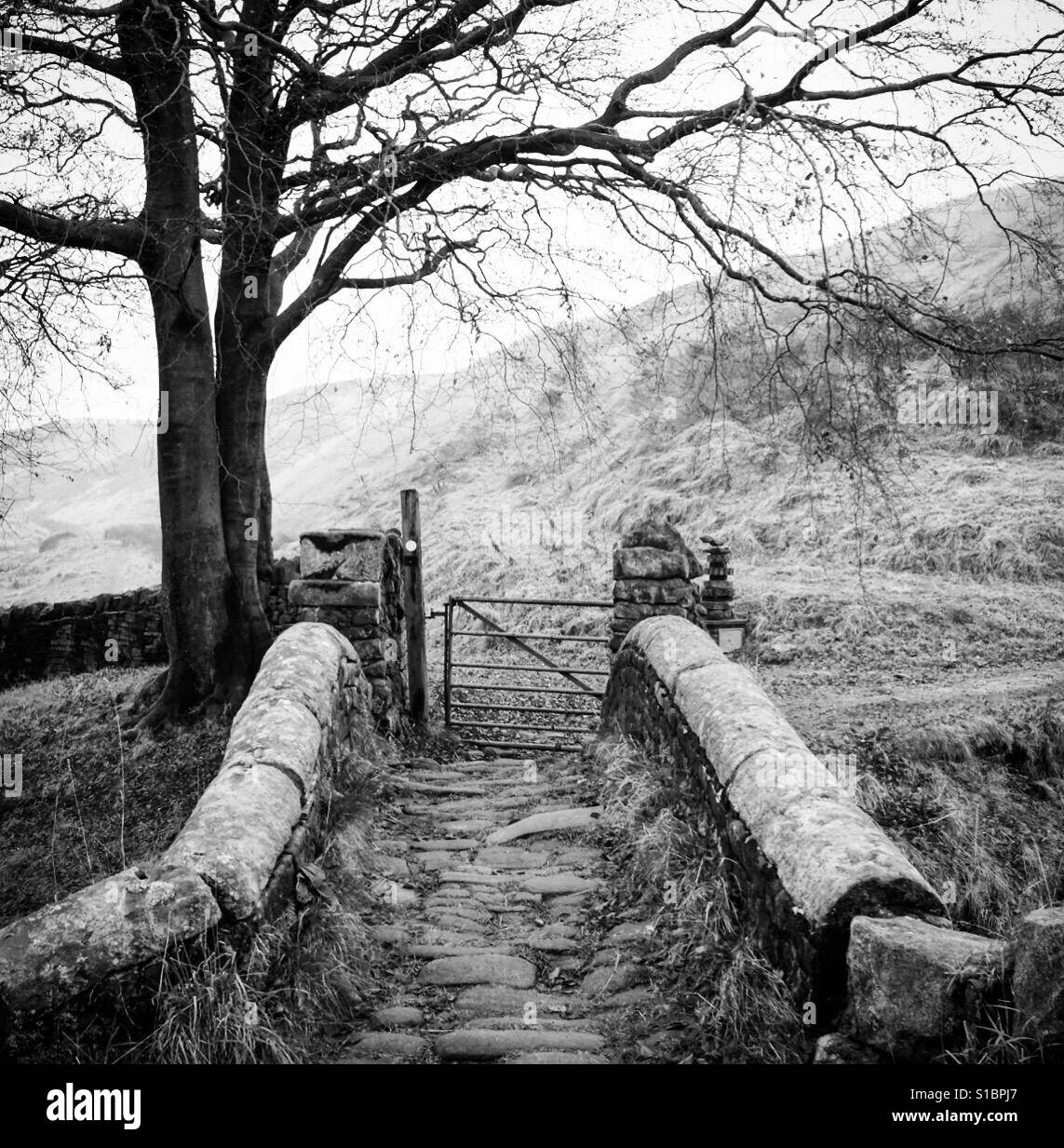 Bridge at Marsden Kirklees, West Yorkshire. - Smartphone Captured Stock Image
