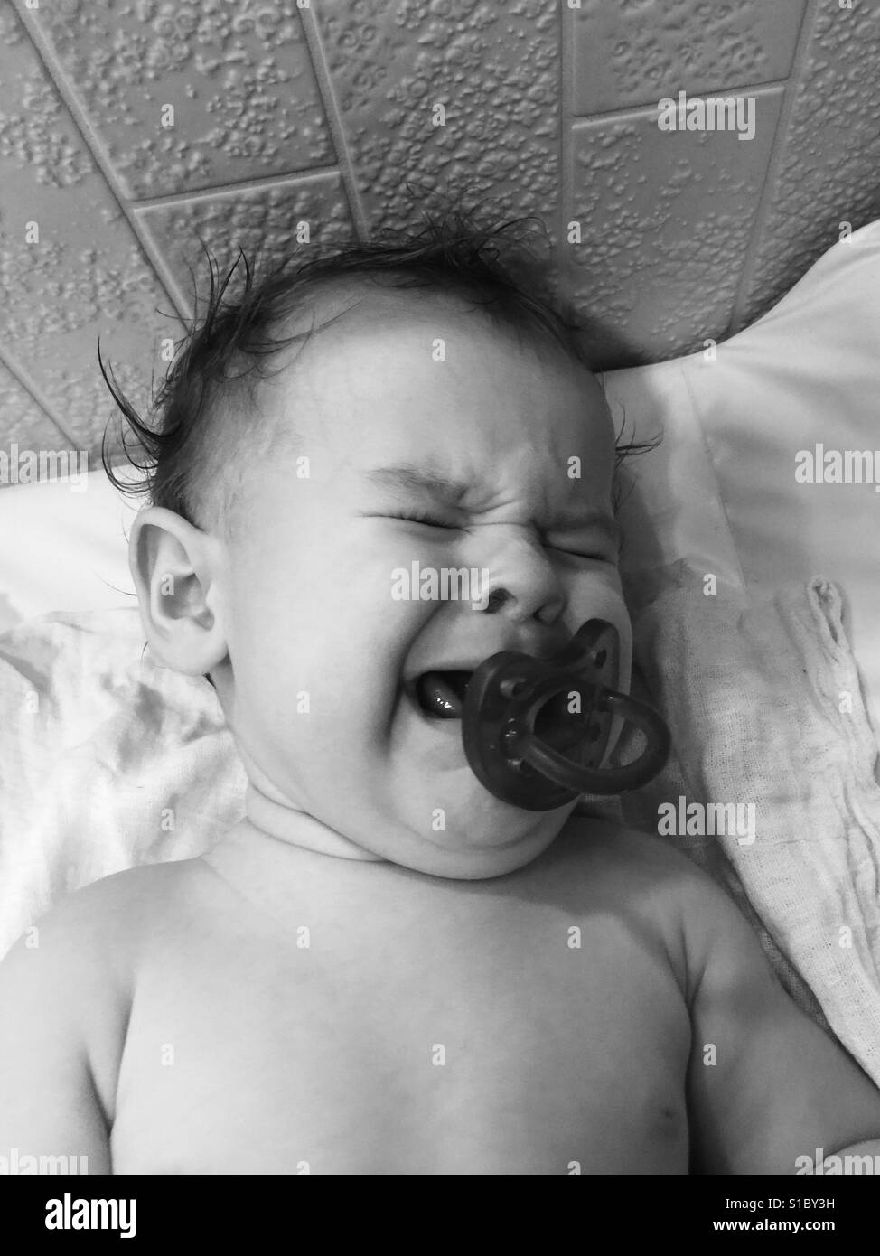 Crying baby Stock Photo