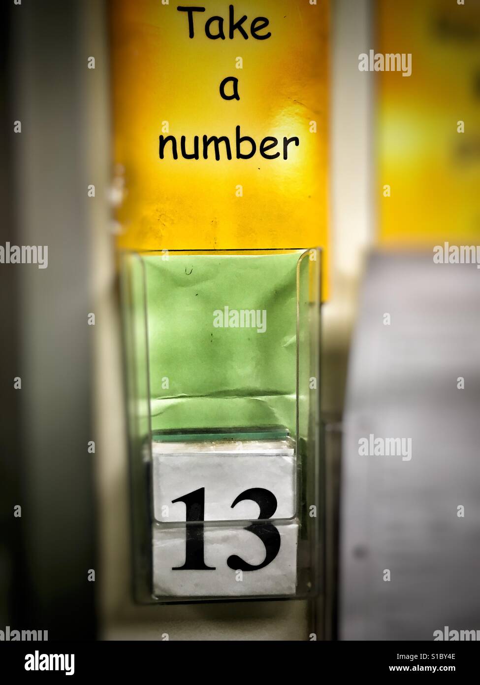 Number 13. - Smartphone Captured Stock Image