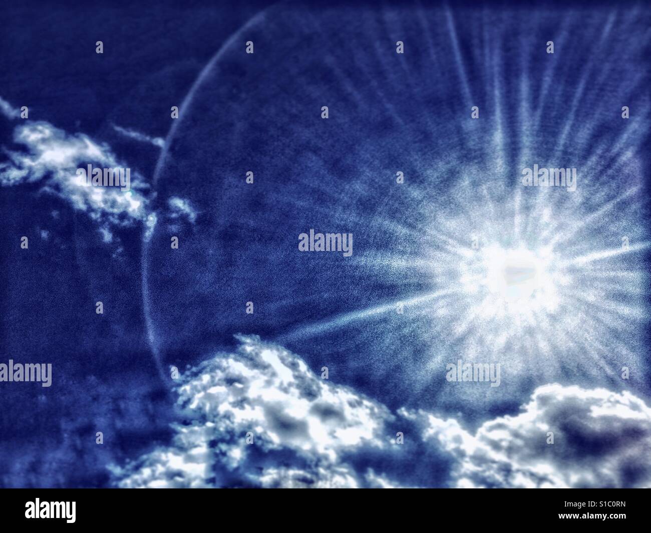 The Sun - Smartphone Captured Stock Image