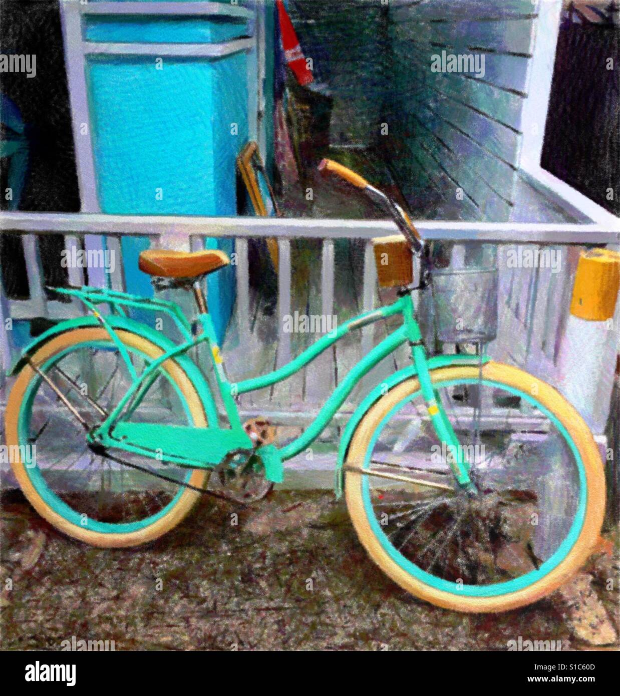 Bicycle - Smartphone Captured Stock Image