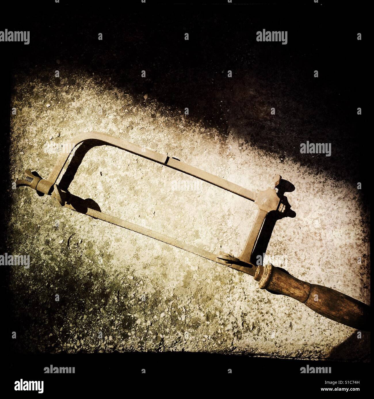 A vintage jewellers saw - Smartphone Captured Stock Image