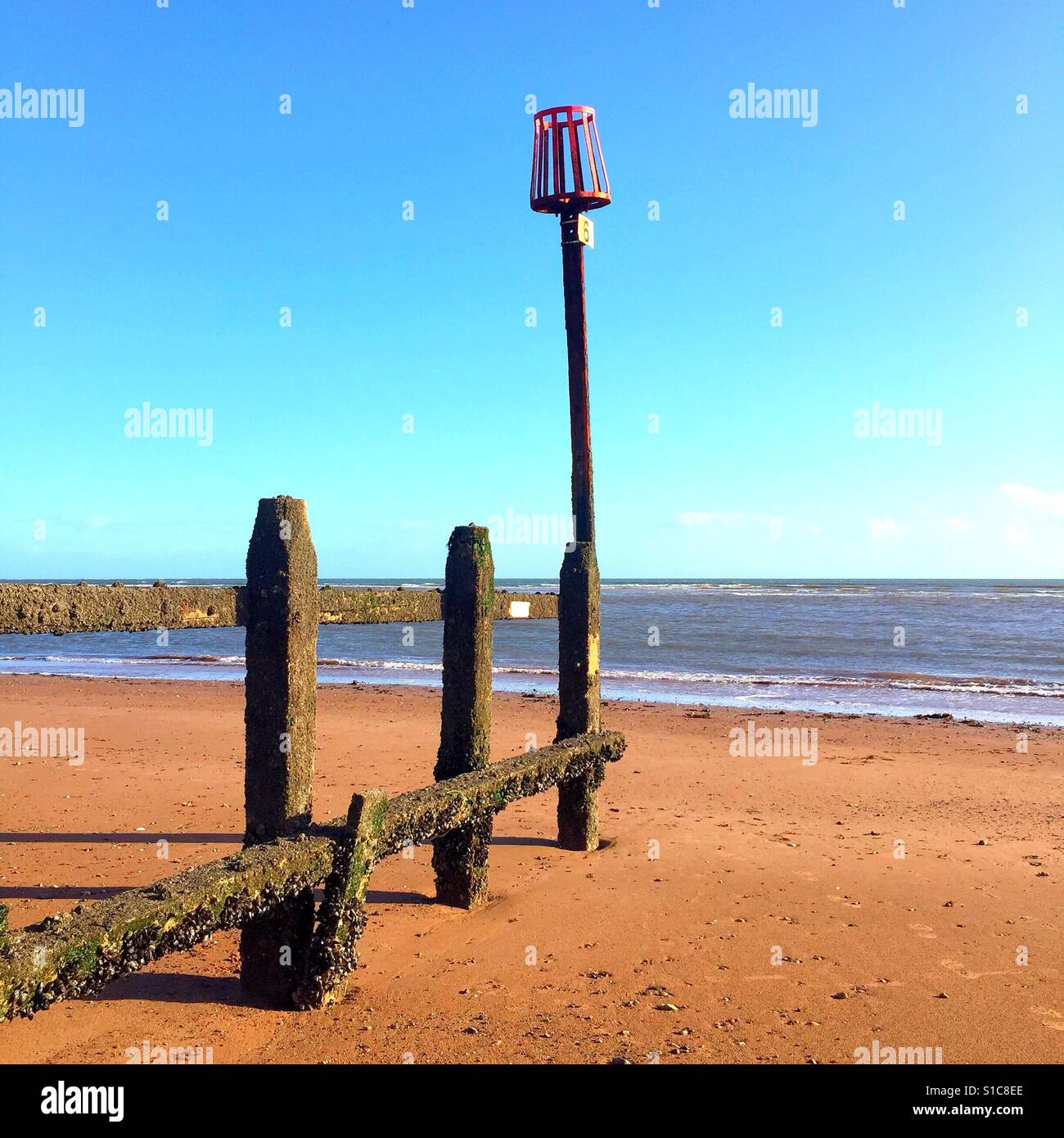 Breaker at the beach Stock Photo Alamy