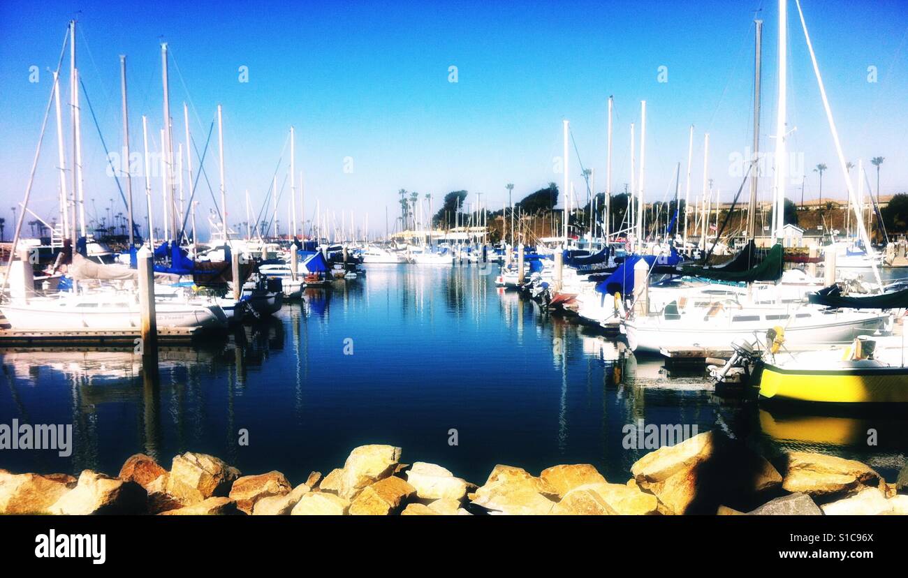 The dock of Oceanside California Stock Photo