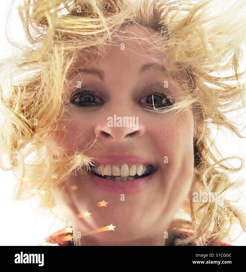 Selfietime! - Smartphone Captured Stock Image