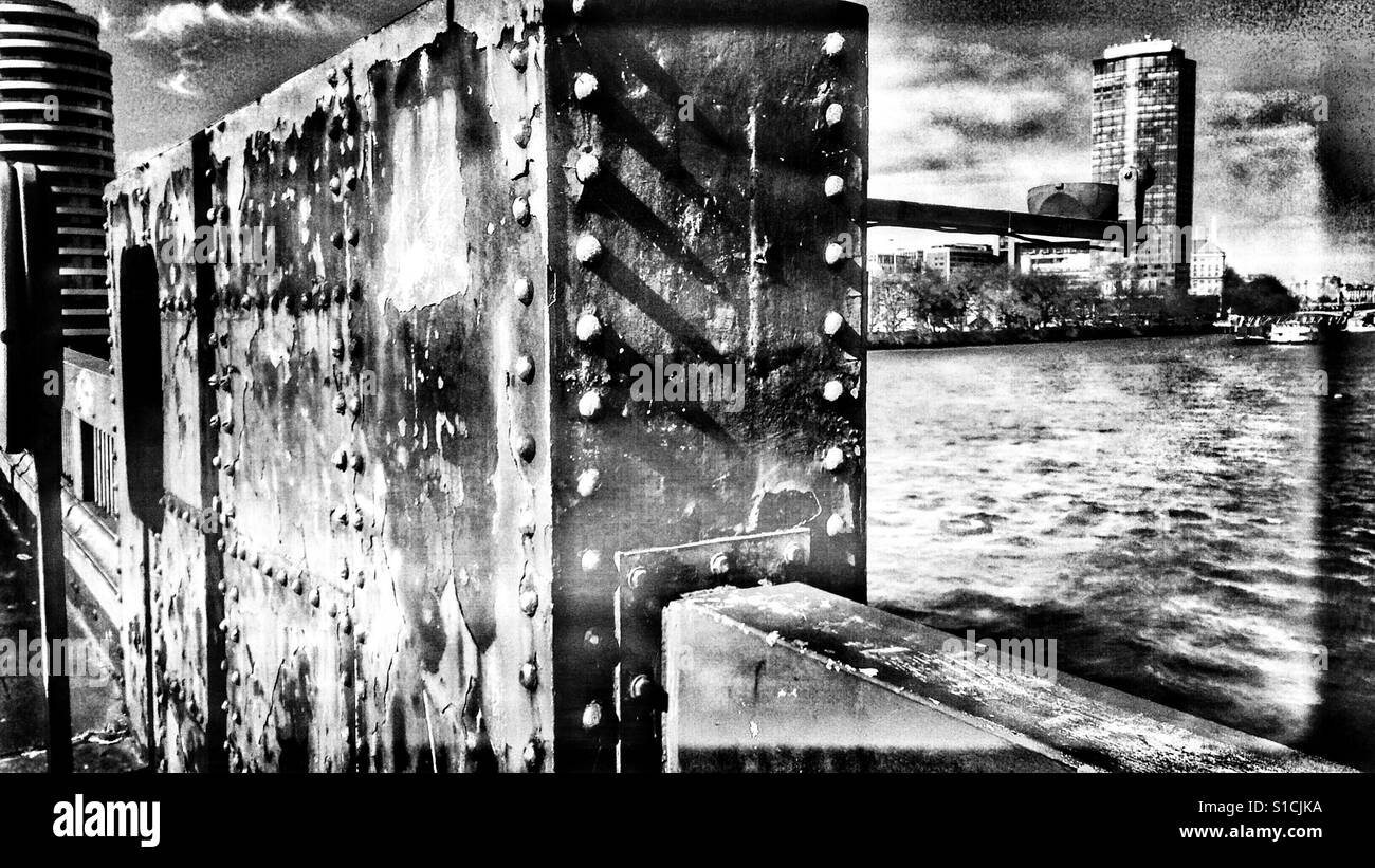 Vauxhall Bridge Urban, London - Smartphone Captured Stock Image