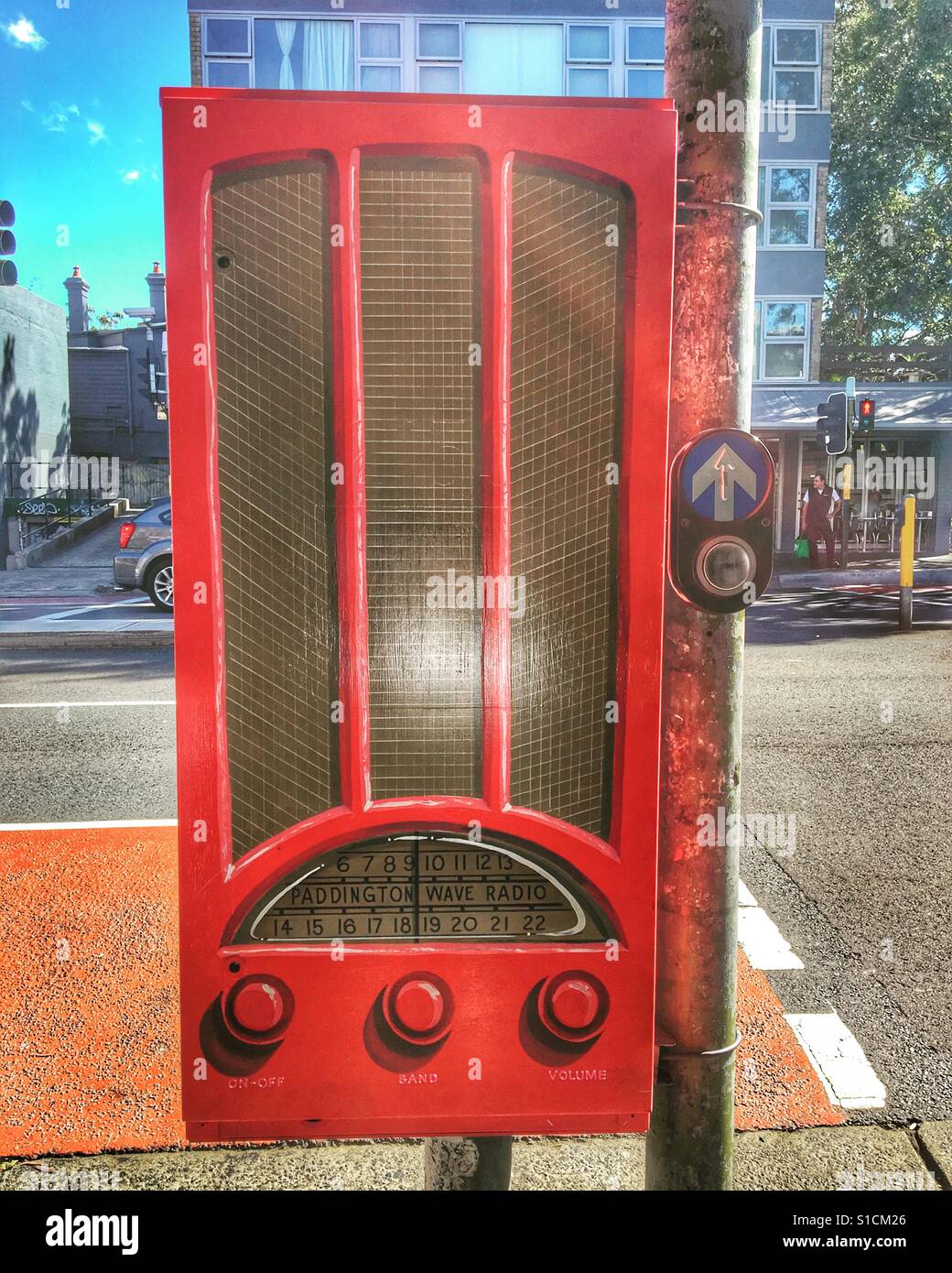 Paint on traffic signal box Stock Photo Alamy